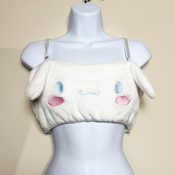 sanrio | cinnamoroll fuzzy ears crop top - Picture 1 of 6